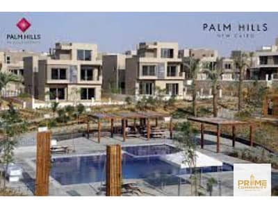 Apartment for sale Very prime location view lagoon Fully finished with Instalments At Palm Hills New Cairo