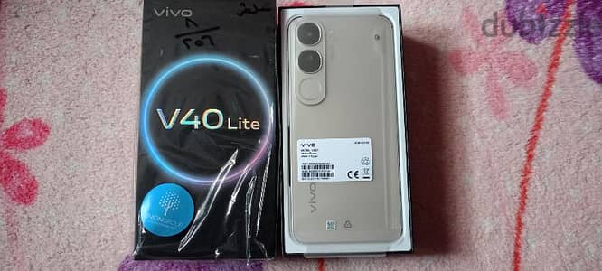 vivo v40lite 256 ram 8 جديد استخدام يومين بس