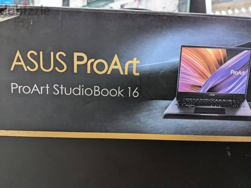 Lap Top Asus Pro Art StudioBook 16 1TB 16G ram Black جديد ضمان الوكيل 5