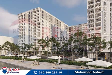 With a 10% down payment, your apartment in the heart of Smouha in Marouj Compound, a distinctive view of the club with the longest payment period