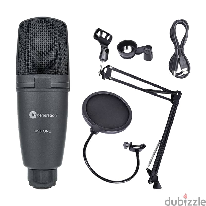 Fun Generation USB One& Pop Filter &Stand Big 0