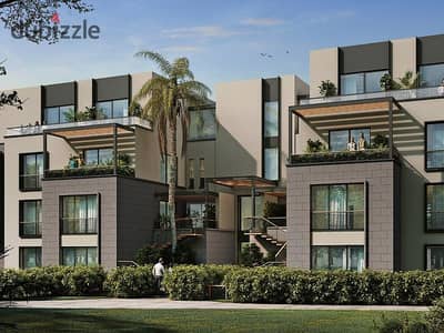 Apartment 154m finished in Garden Lakes Compound with 10% down payment and installments over 12 years, Hyde Park Company, next to Palm Hills, New Giza