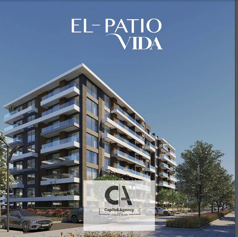 Book at the price of the launch in the Golden Triangle in the 6th Settlement in Patio Vida Compound by the developer La Vista - 5% down payment 0