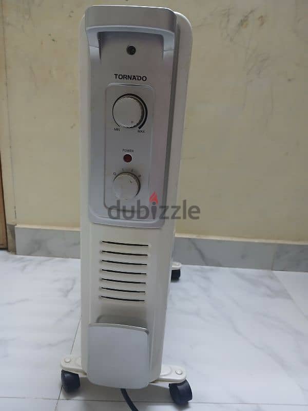 دفايه تورنيدو 2500 W استعمال نضيف دفايه زيت 11 ريشه 2