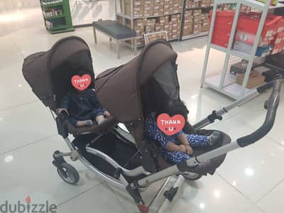 twin baby stroller zoom