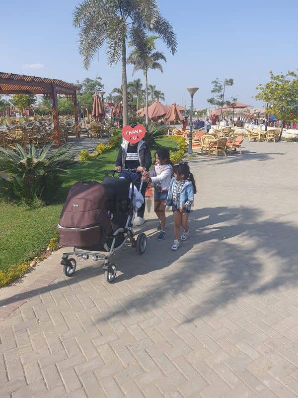 twin baby stroller zoom 1