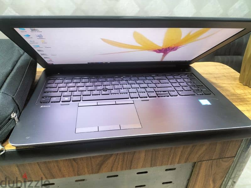 Hp zbook g3 core i7  جيل سادس رام 16 هارد ssd  بكارتين نيفيديا للألعاب 3