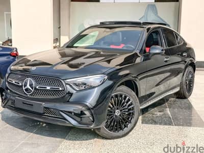 GLC 300 coupe AMG night package fully loaded 2025