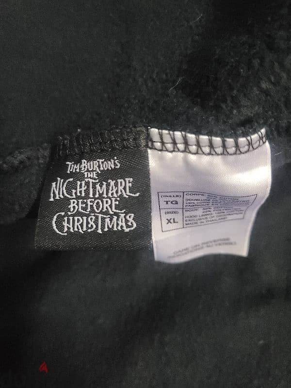 Disney The Nightmare Before Christmas Jack Skellington Zippered Hoodie 4