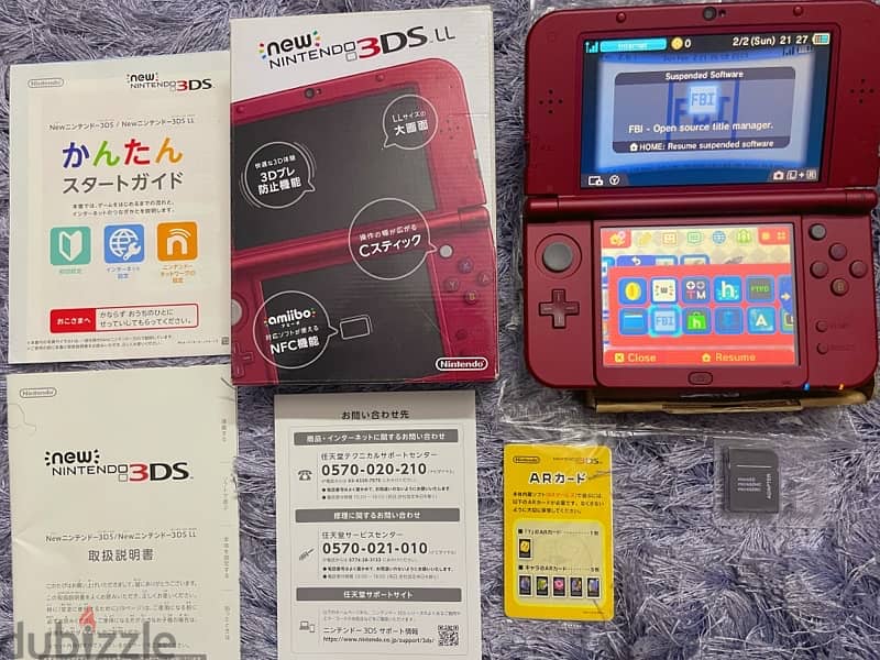 Nintendo New 3DS XL (Metallic Red) 2