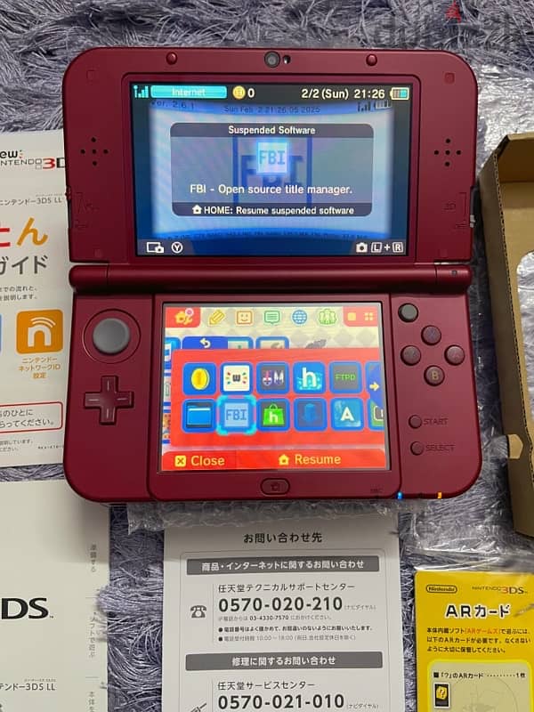 Nintendo New 3DS XL (Metallic Red) 3