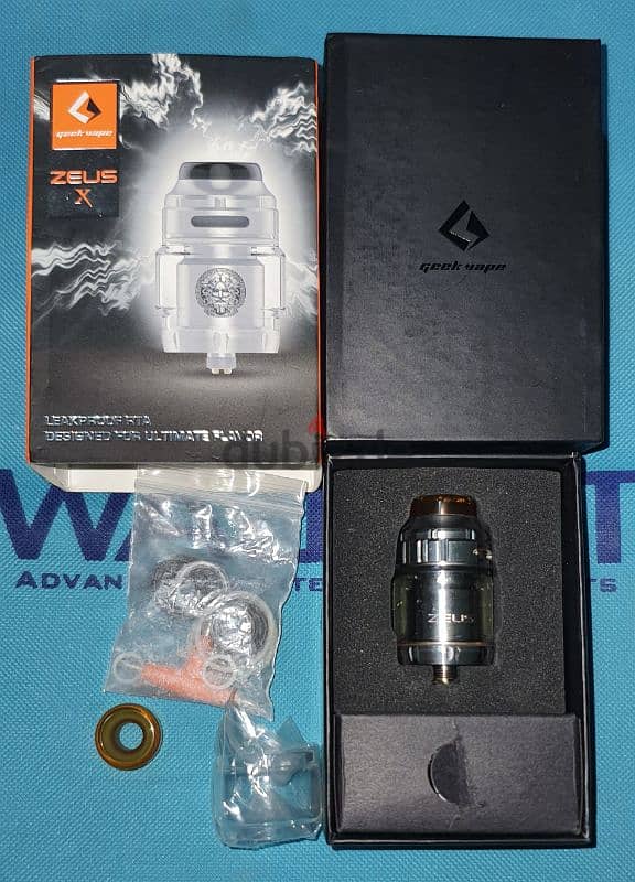 zeus x dual coil تانك زيوس اكس بحالة الزيرو بكل مشتملاتة 0