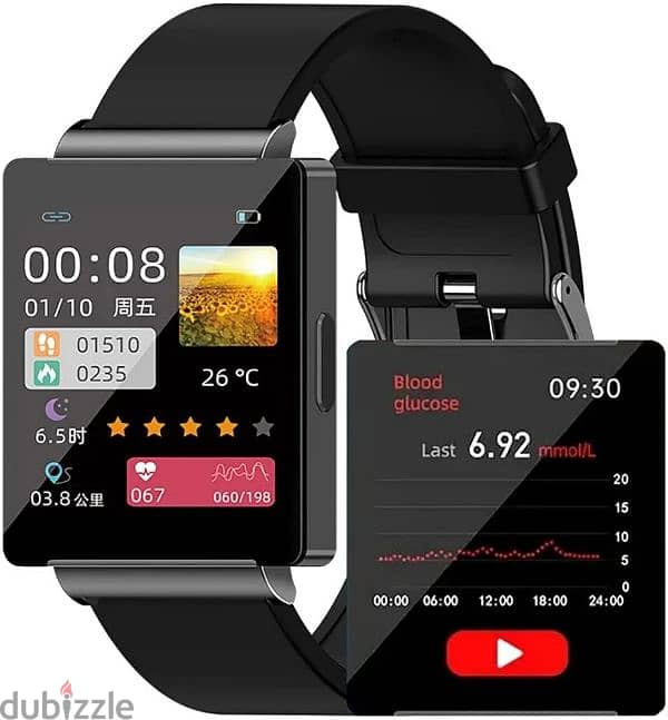 Blood Glucose level Smart watch 5