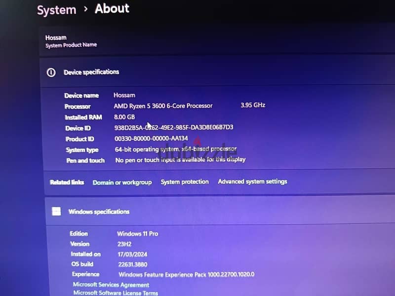 Full Gaming PC / تجميعة كاملة [GTX 1660 SUPER + RYZEN 5 3600] Like New 10