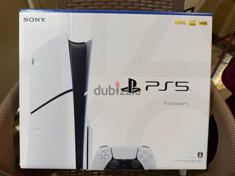 Playstation 5 Slim 1T + Extra controller 0