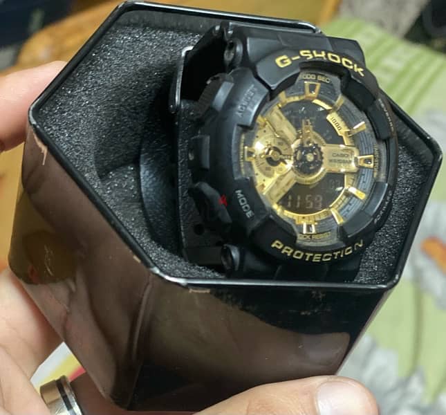 ساعة G-SHOCK GA-110-1B اصلية وارد السعودية 1