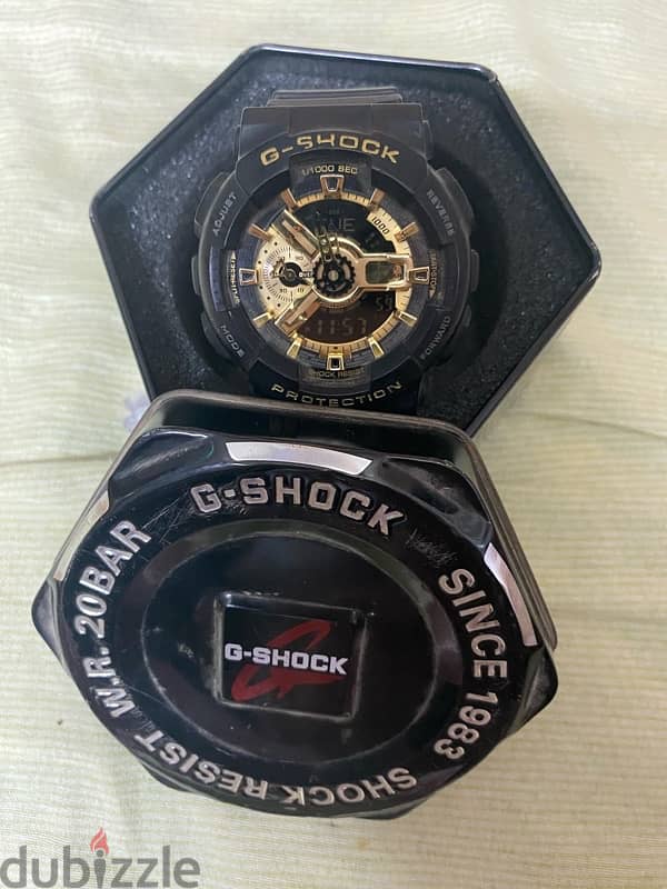 ساعة G-SHOCK GA-110-1B اصلية وارد السعودية 5