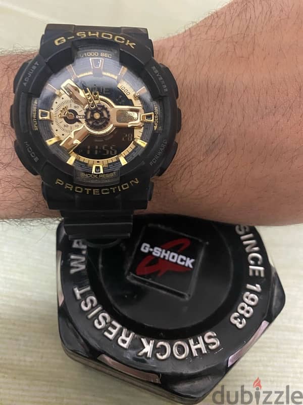 ساعة G-SHOCK GA-110-1B اصلية وارد السعودية 6