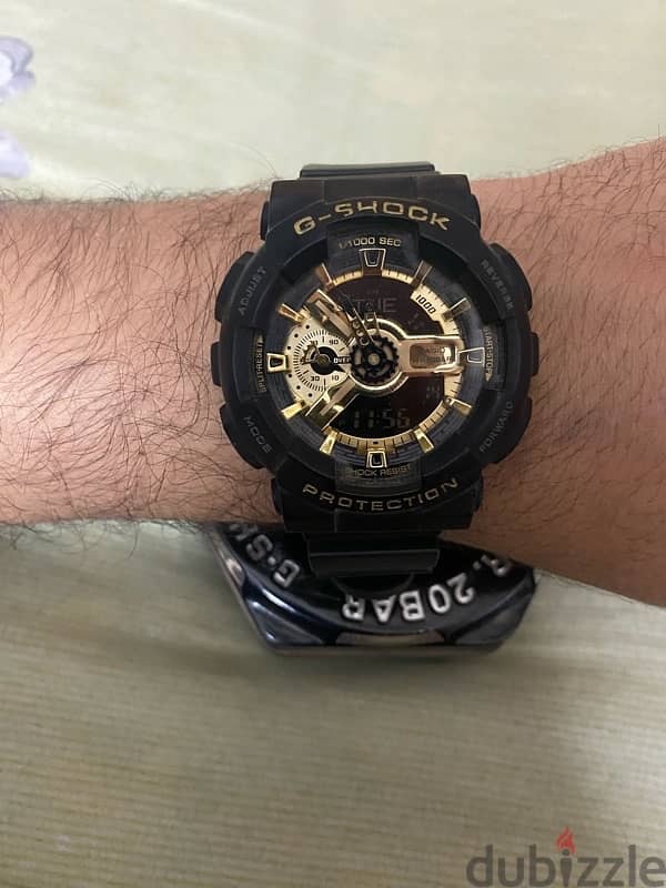 ساعة G-SHOCK GA-110-1B اصلية وارد السعودية 7