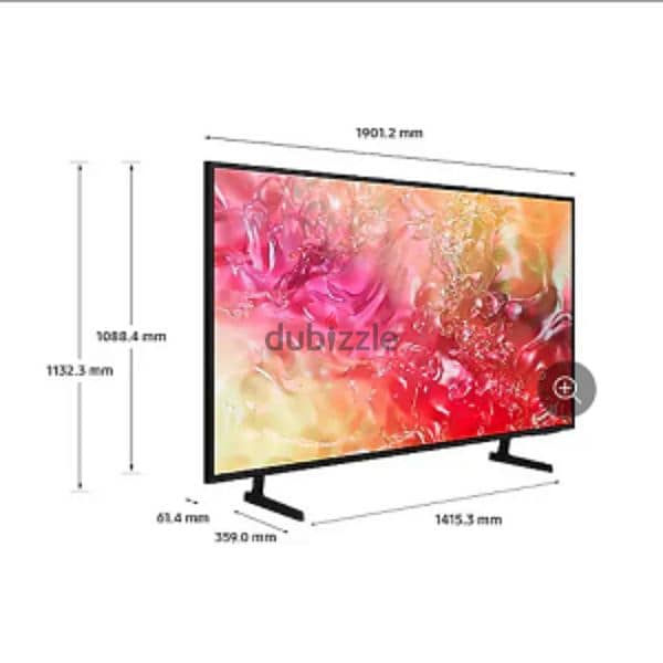 Samsung 65 Inch 4K UHD Smart LED TV - Black - UA65DU7000UXEG 2