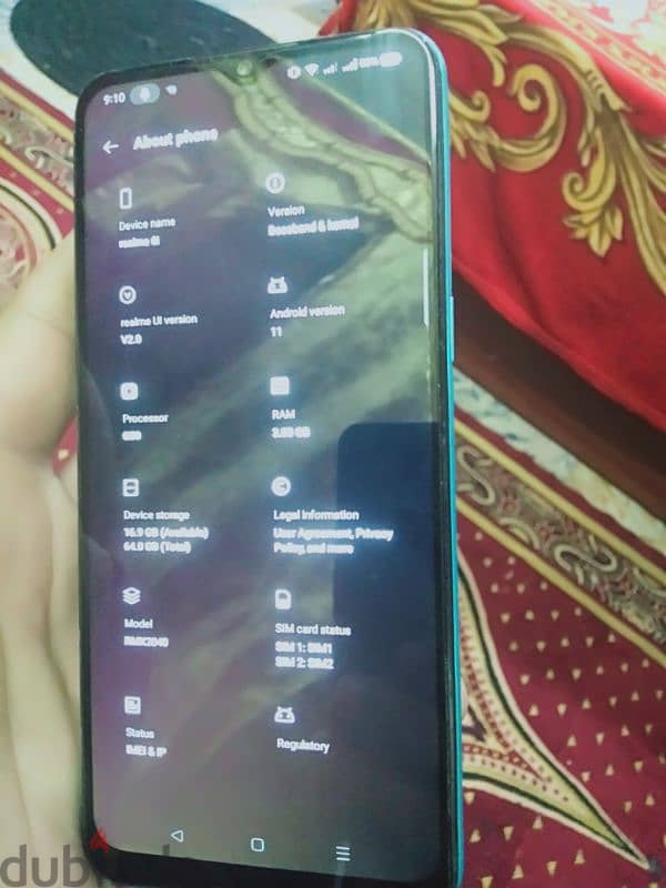 Realme 6i 64/3 حالة ممتازة 5