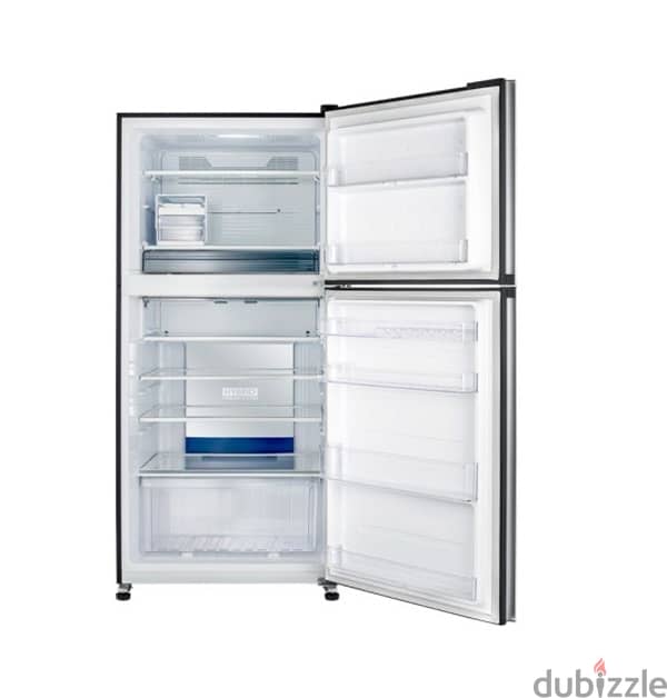 sharp fridge ثلاجه شارب 480 لتر 2 باب زجاح اسود : GV63G-BK 4