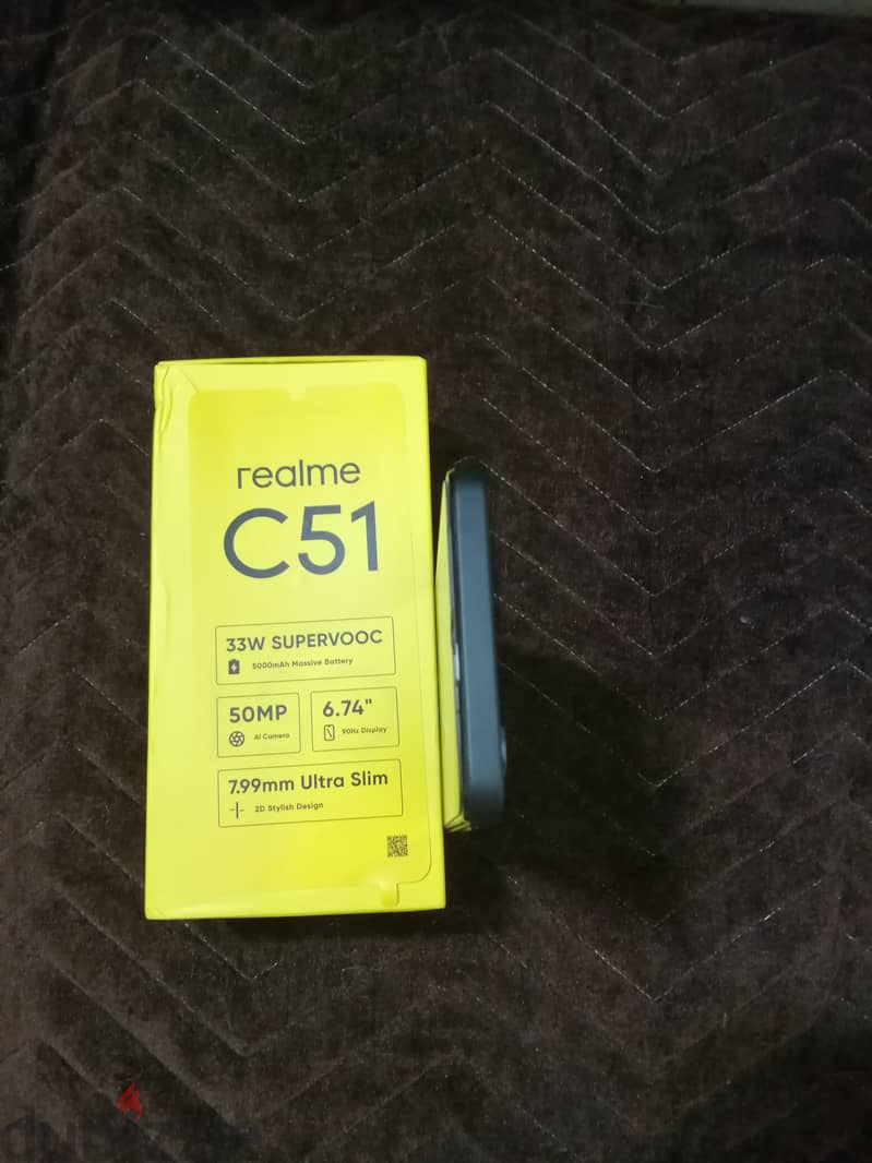 Realme C51 مساحة ١٢٨ ورام ٤. 4