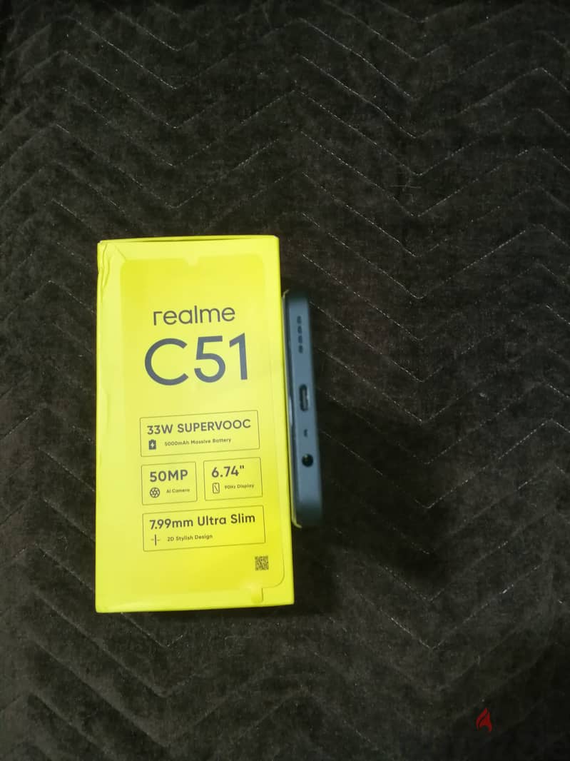 Realme C51 مساحة ١٢٨ ورام ٤. 5