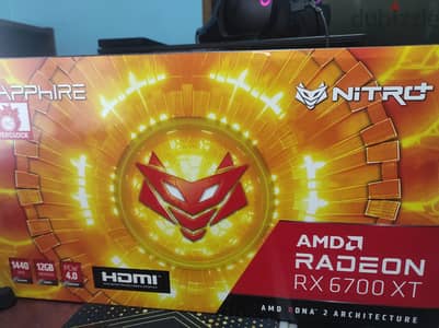 AMD Radeon Sapphire Nitro 6700 XT كارت فيجا