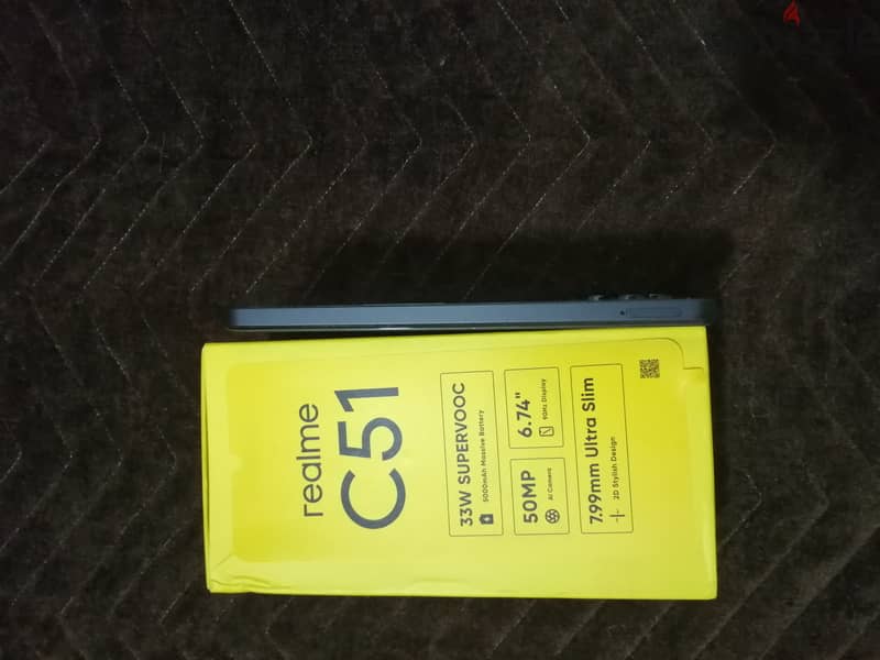 Realme C51 مساحة 128 / رام 4 4