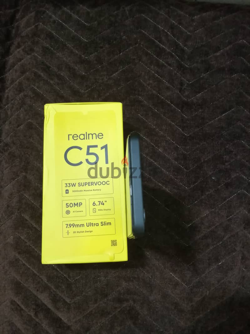 Realme C51 مساحة 128 / رام 4 8