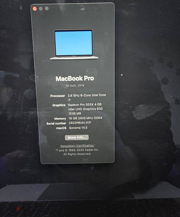 MacBook Pro 2019 15 Inch 3