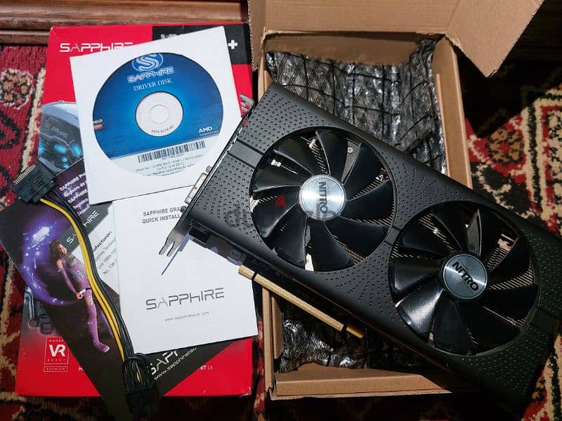 AMD SAPPHIER NITRO+ RADEON RX480 4G DDR5 RGB 1