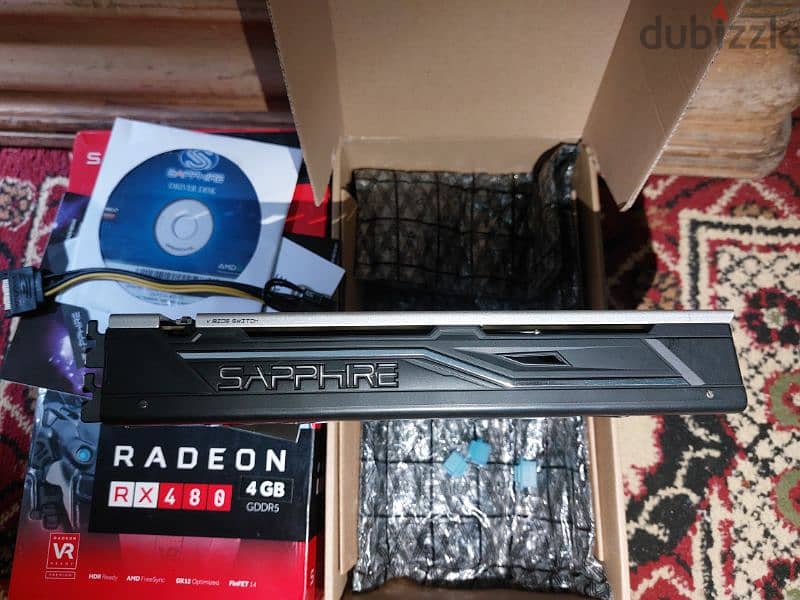 AMD SAPPHIER NITRO+ RADEON RX480 4G DDR5 RGB 7