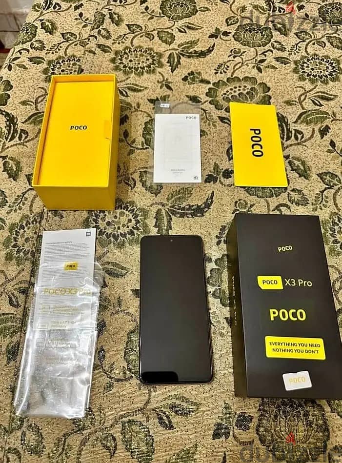 موبايل poco x3pro لقطة حالة جيدة للبيع 0