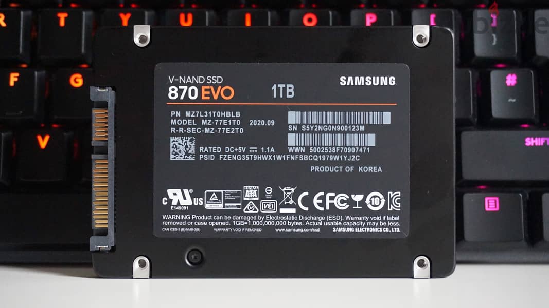 Hard SSD Samsung 870 EVO 1TB هارد سامسونج 1 تيرا بايت 2