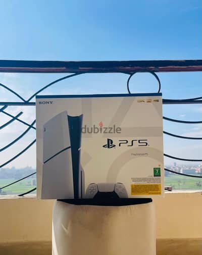 ps5 slim cd new sealed جهاز بلايستيشن ٥ سلم نسخه كامله متبرشم