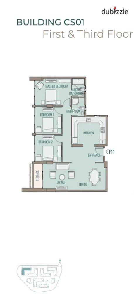 Apartment for sale in Rehab in EDEN project by Talaat Moustafa Group managed by Kempinski Hotels with a direct view of Rehab Club and Gardens 0