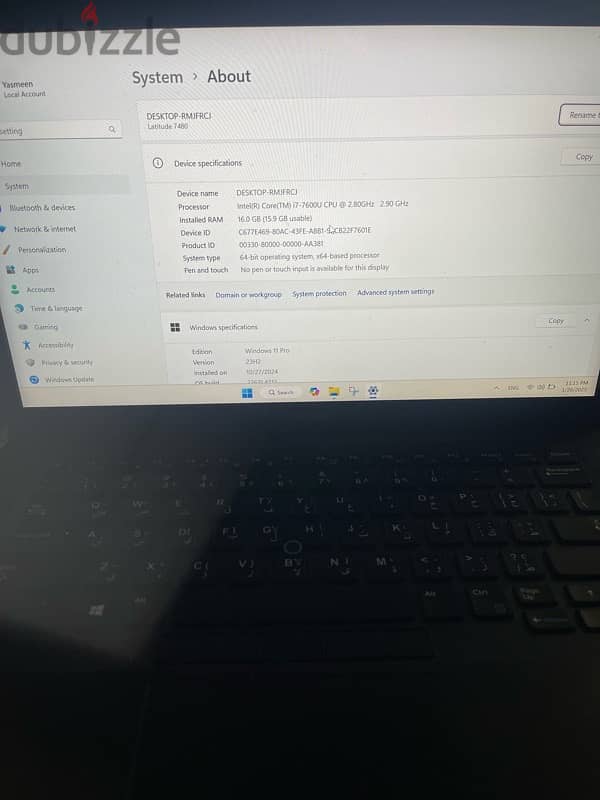 Dell latitude 7480 core i7 جيل سابع 4