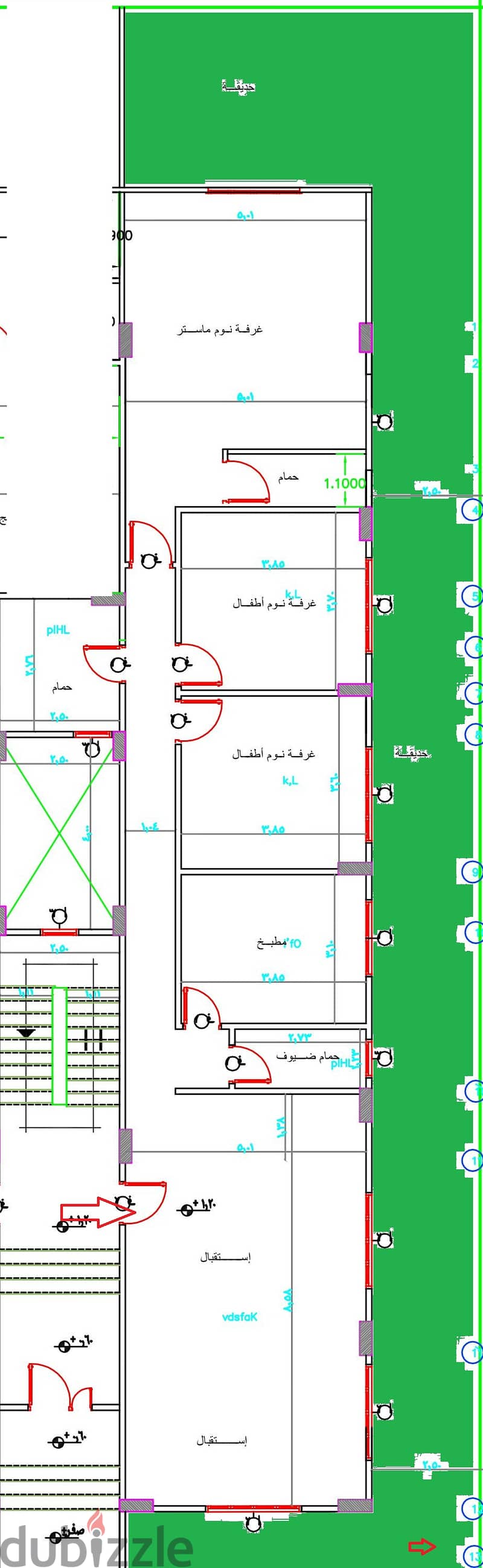 205م ارضى بجاردن الحى التانى شرق استلام سنه بتسيهلات خطوات من مدخل2الش 0