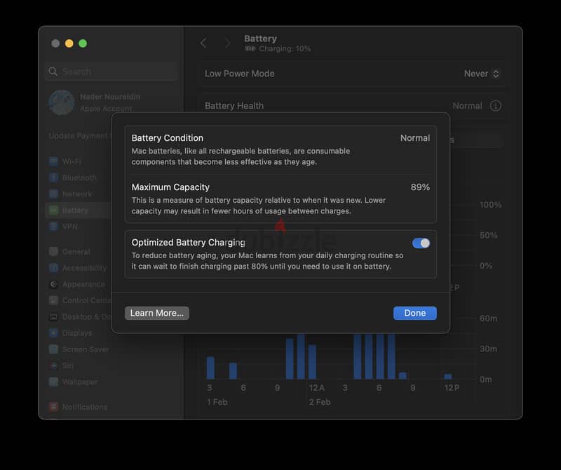 Macbook Pro M1 بطارية 89% + Magic Mouse 2 6