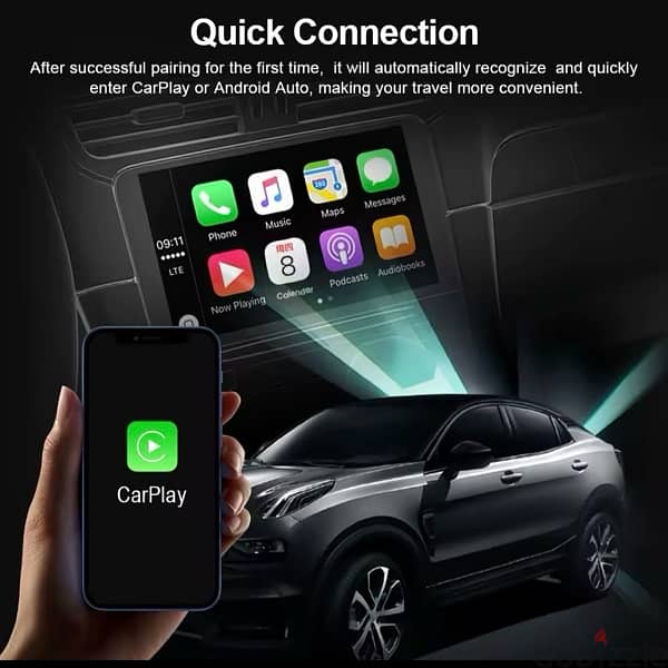 AuroraLink Wireless Car Play & Android auto 4