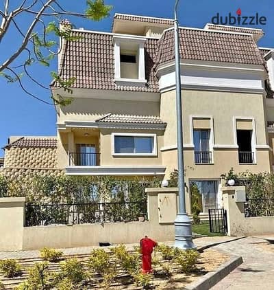 S villa for sale in New Cairo, directly next to Madinaty - ground, first floor and roof