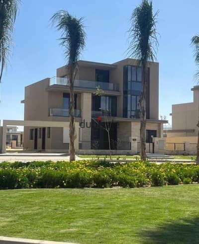 Villa for sale with private swimming pool in SODIC THE ESTATES Sheikh Zayed in installments