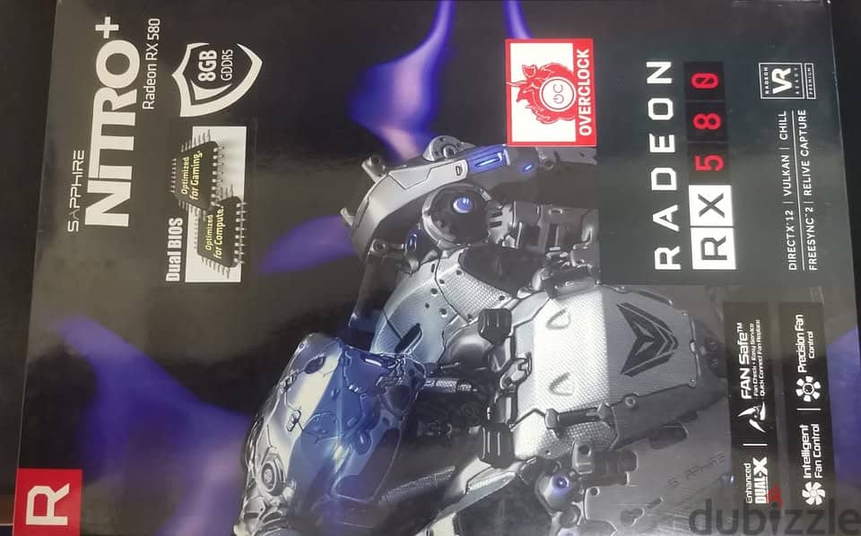 SAPPHIRE NITRO+ Radeon RX 580 8GB GDDR5 8