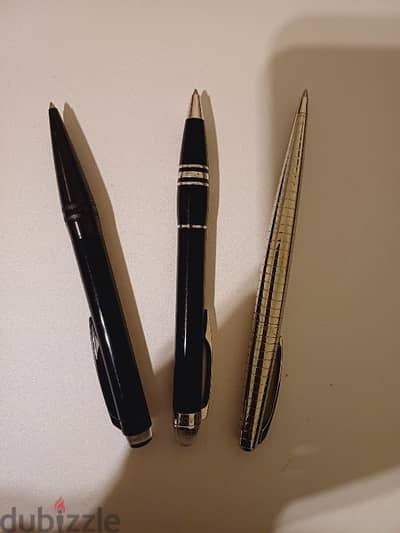 Starwalker Original Mont Blanc pen, and Dior pen