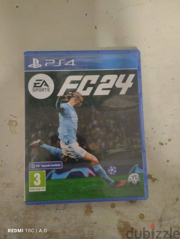 CD FC 24 English ps4 used like new for 2 months 0