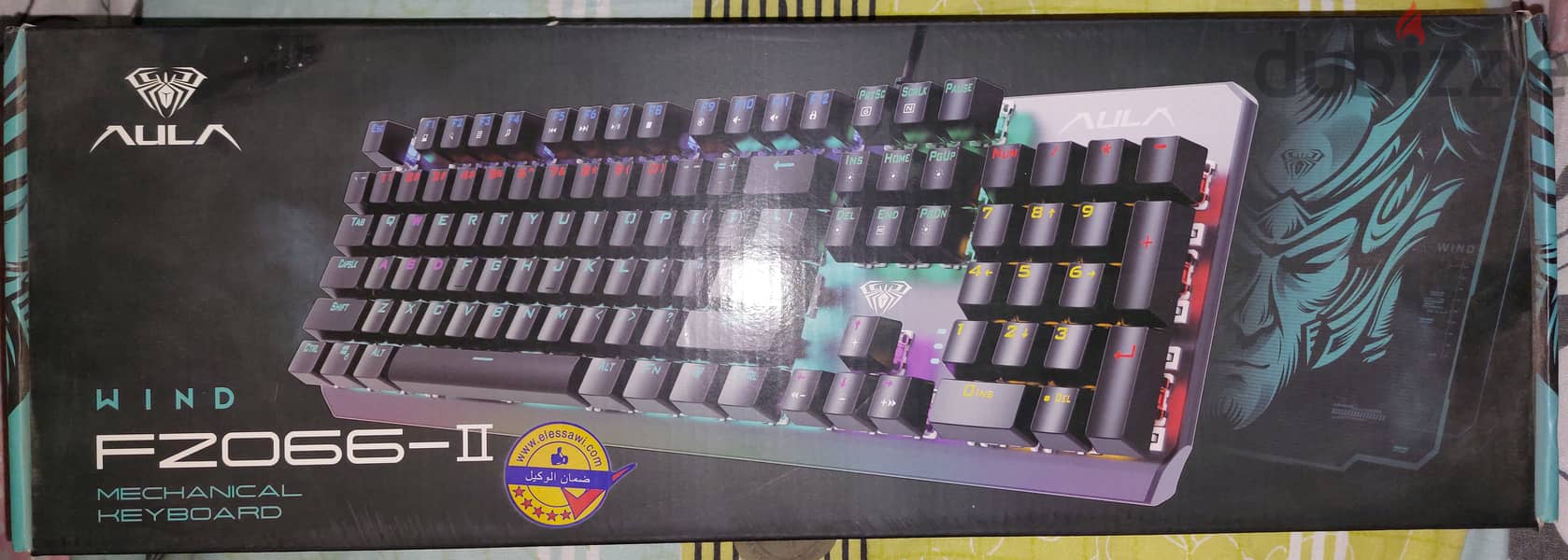 Corsair VENGEANCE RGB PRO 8GB + keyboard AULA F2066-2 3