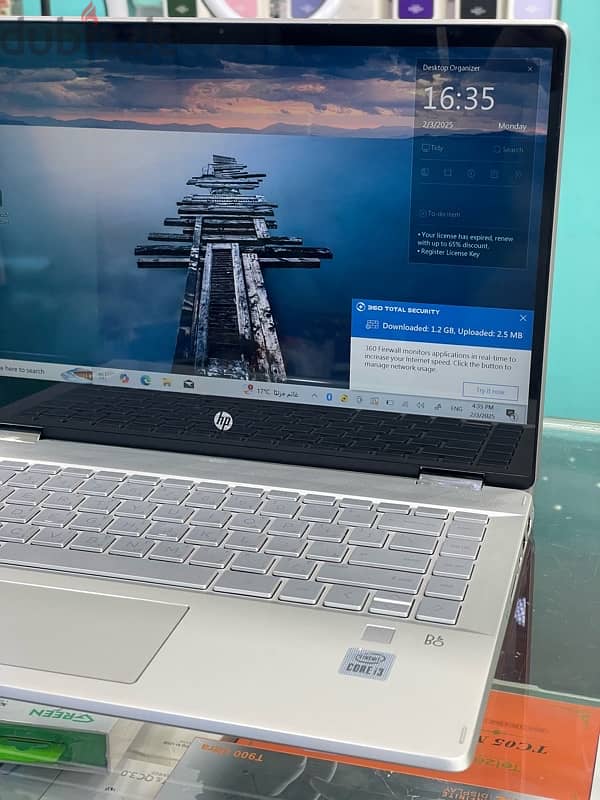 hp pavilion 360 تاتش جيل عاشر 2