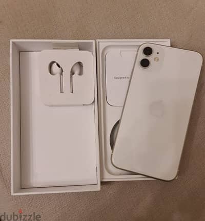 iPhone 11, 128 gb - white